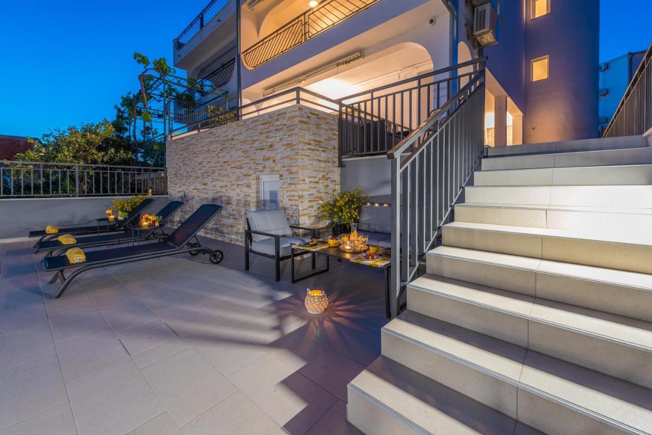Villa Seaview With Pool - Apartment Cotton トロギール エクステリア 写真