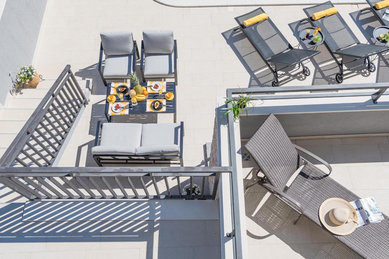 Villa Seaview With Pool - Apartment Cotton トロギール エクステリア 写真